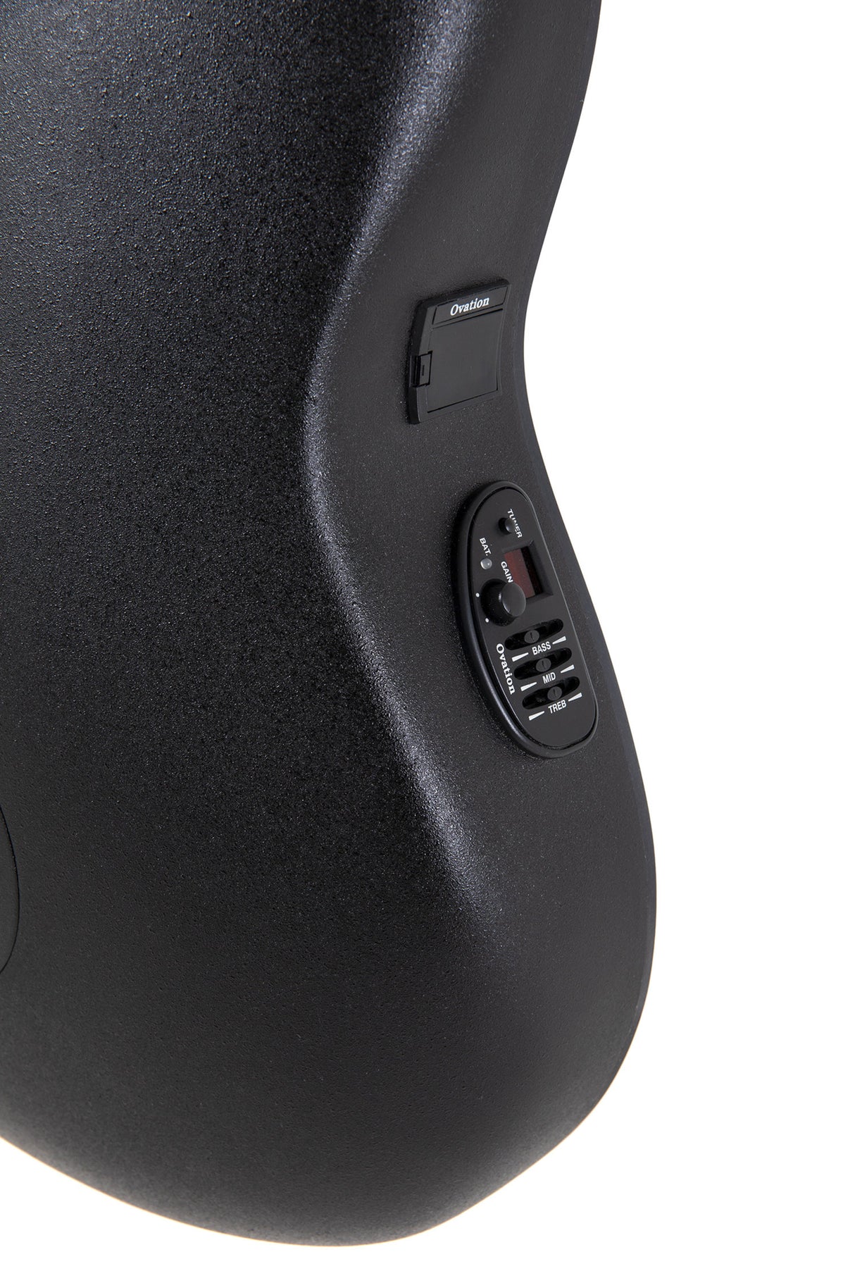 Ovation E-Acoustic Guitar Celebrity Elite Plus Mid Cutaway - Blue Transparent Quilt (CE44P-8TQ-G)