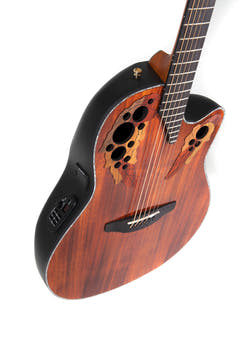 Ovation E-Acoustic chitarre Celebrity Elite Plus Mid Cutaway - Figured Koa (CE44P-FKOA-G)