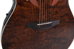 Ovation E-Acoustic chitarre Celebrity Elite Plus Super Shallow - Dark Tiger Eye (CE48P-TGE-G)