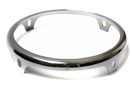 Latin Percussion Hooped Conga Comfort Curve II - X Series LP-JRX Junior Congas - Chrome - 8" Junior Conga | 4 hole (LP737A)