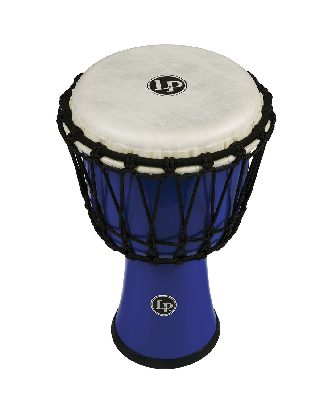 Latin Percussion Djembe World 7-inch con corde, Circle - blu (LP1607BL)
