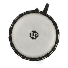 Latin Percezione Djembe World con corda, 7 pollici, Circle - White (LP1607WH)