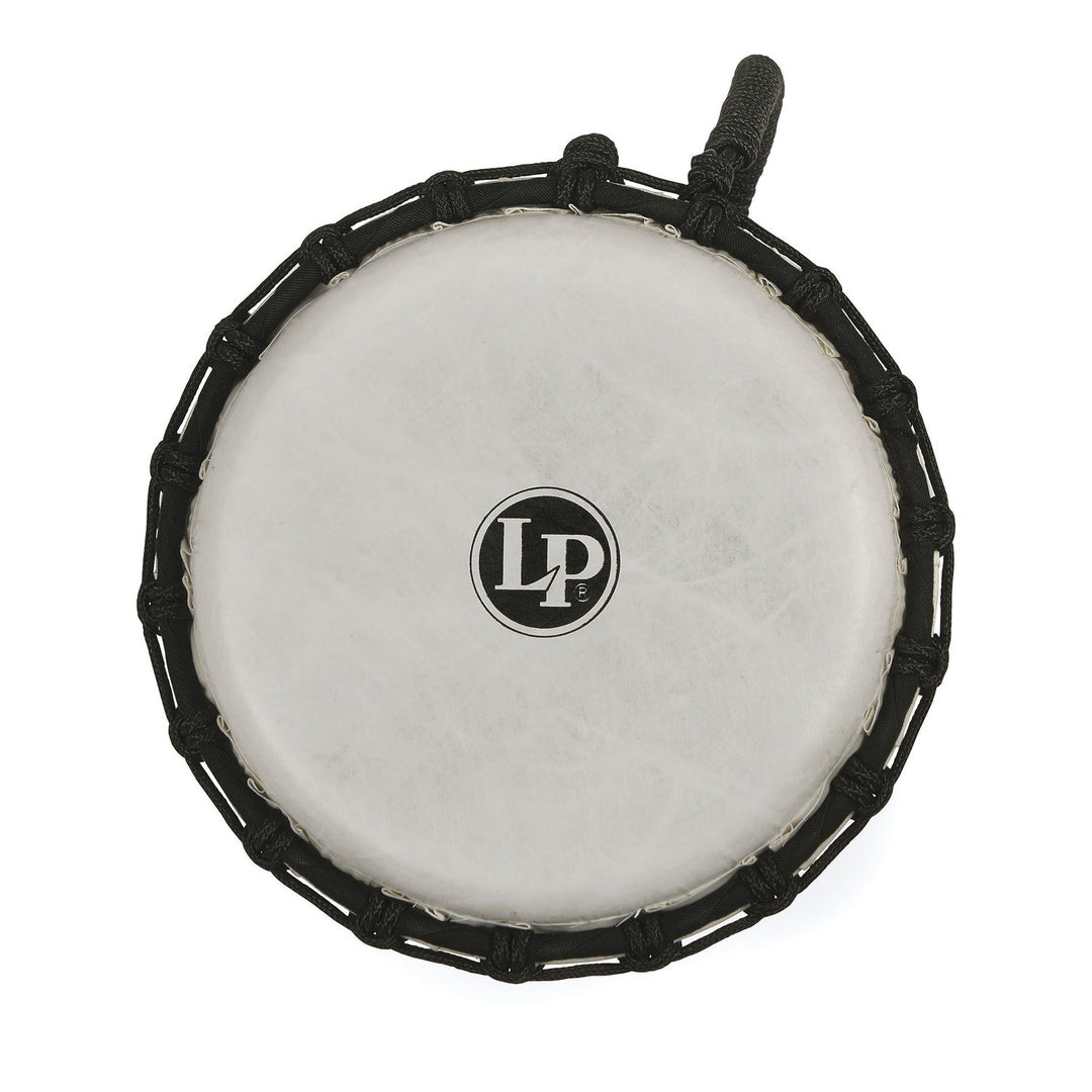 Latin Percussion Djembe World 7-inch accordato a corda Circle - Yellow (LP1607YL)
