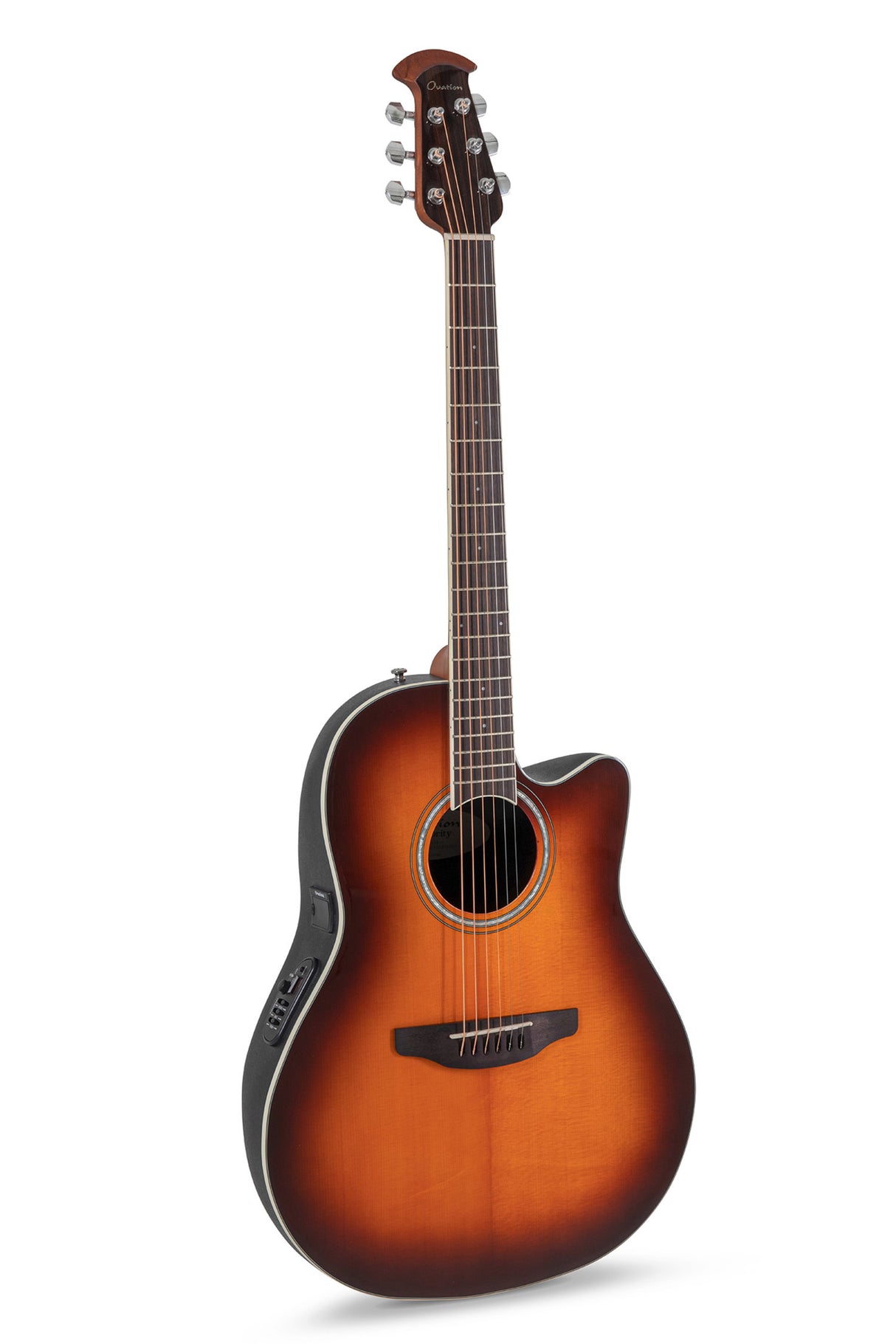 Ovation E-Acoustic Guitar Celebrity CS Standard Mid Cutaway - Sunburst (CS24-1-G)