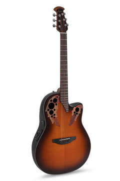 Ovation E-Acoustic chitarre Celebrity Elite Mid Cutaway - Sunburst (CE44-1-G)