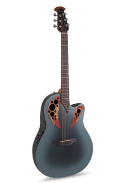 Ovation E-Acoustic Chitarre Celebrity Elite Mid Cutaway - Reverse Blue Burst (CE44-RBB-G)