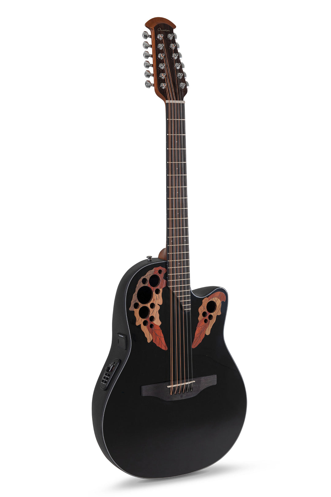 Ovation Chitarre E-Acoustic Celebrity Elite Mid Cutaway a 12 corde - Black (CE4412-5-G)