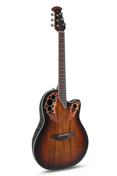 Ovation Chitarre elettroacustiche Celebrity Elite Plus Super Shallow - Koa Burst (CE48P-KOAB-G)