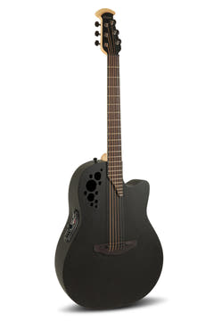 Ovation Chitarre E-Acoustic Elite TX Deep Contour Cutaway - Black Textured (2078TX-5-G)