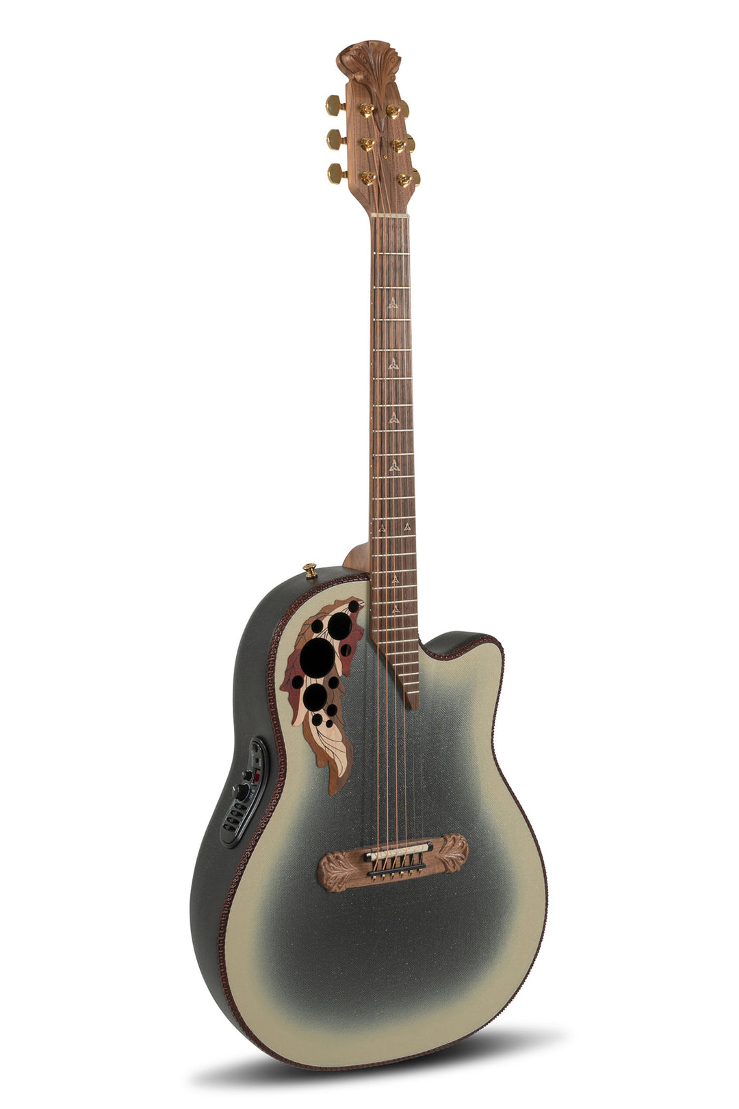 Adamas E-Acoustic Chitarre 2087GT Deep Contour Cutaway - Reverse Beige Burst (2087GT-7-G)
