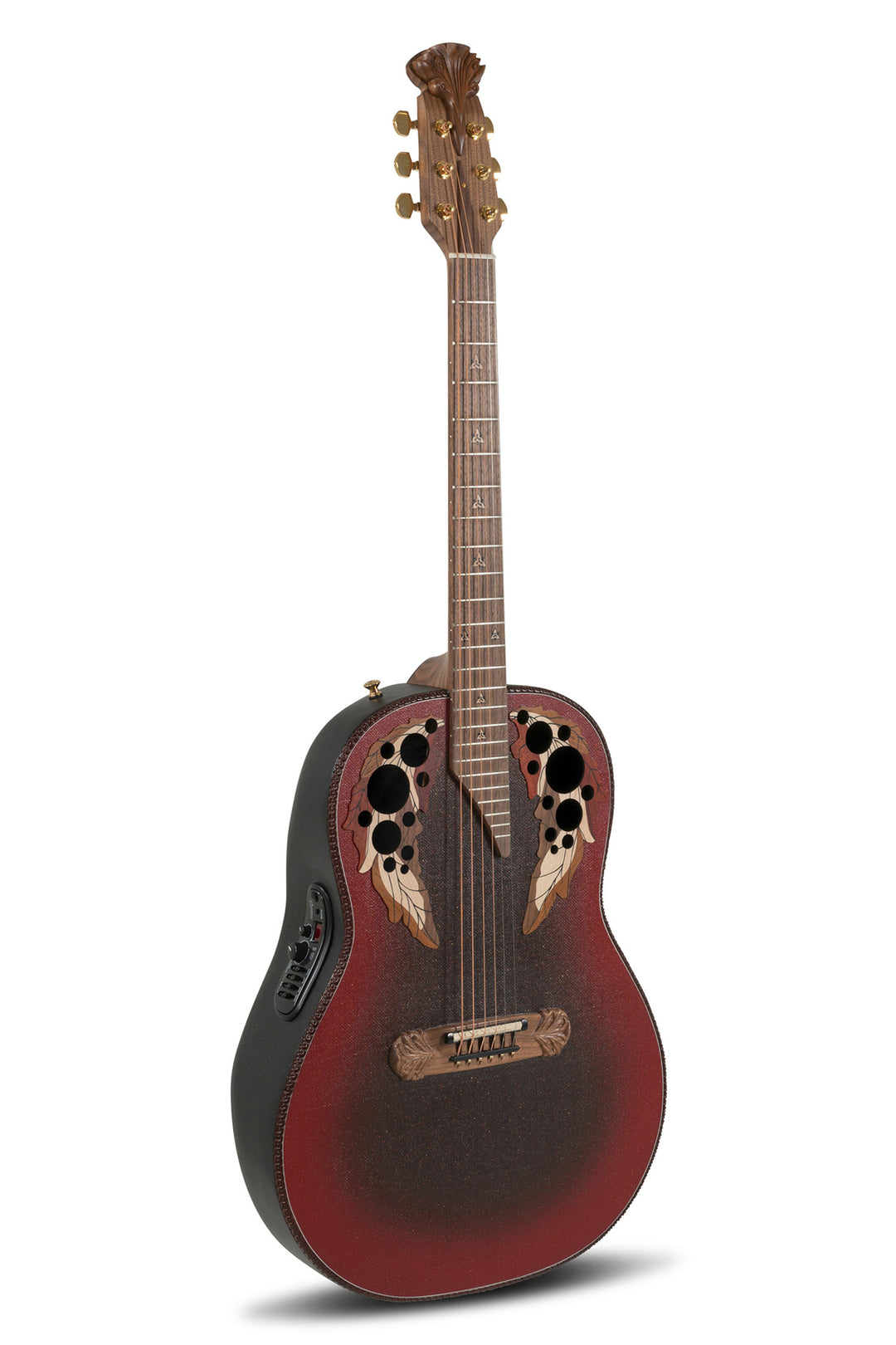Adamas Chitarre E-Acoustic 1687GT Deep Non-Cutaway - Reverse Red Burst (1687GT-2-G)