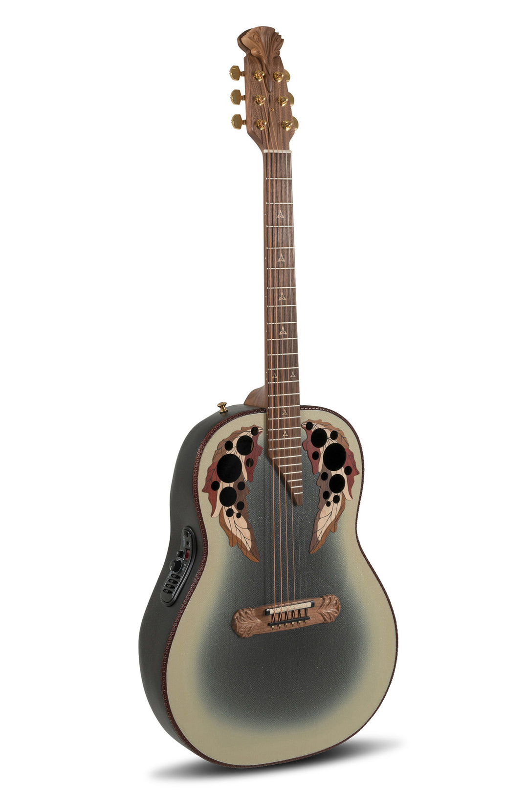 Adamas Chitarre E-Acoustic 1687GT Deep Non-Cutaway - Reverse Beige Burst (1687GT-7-G)