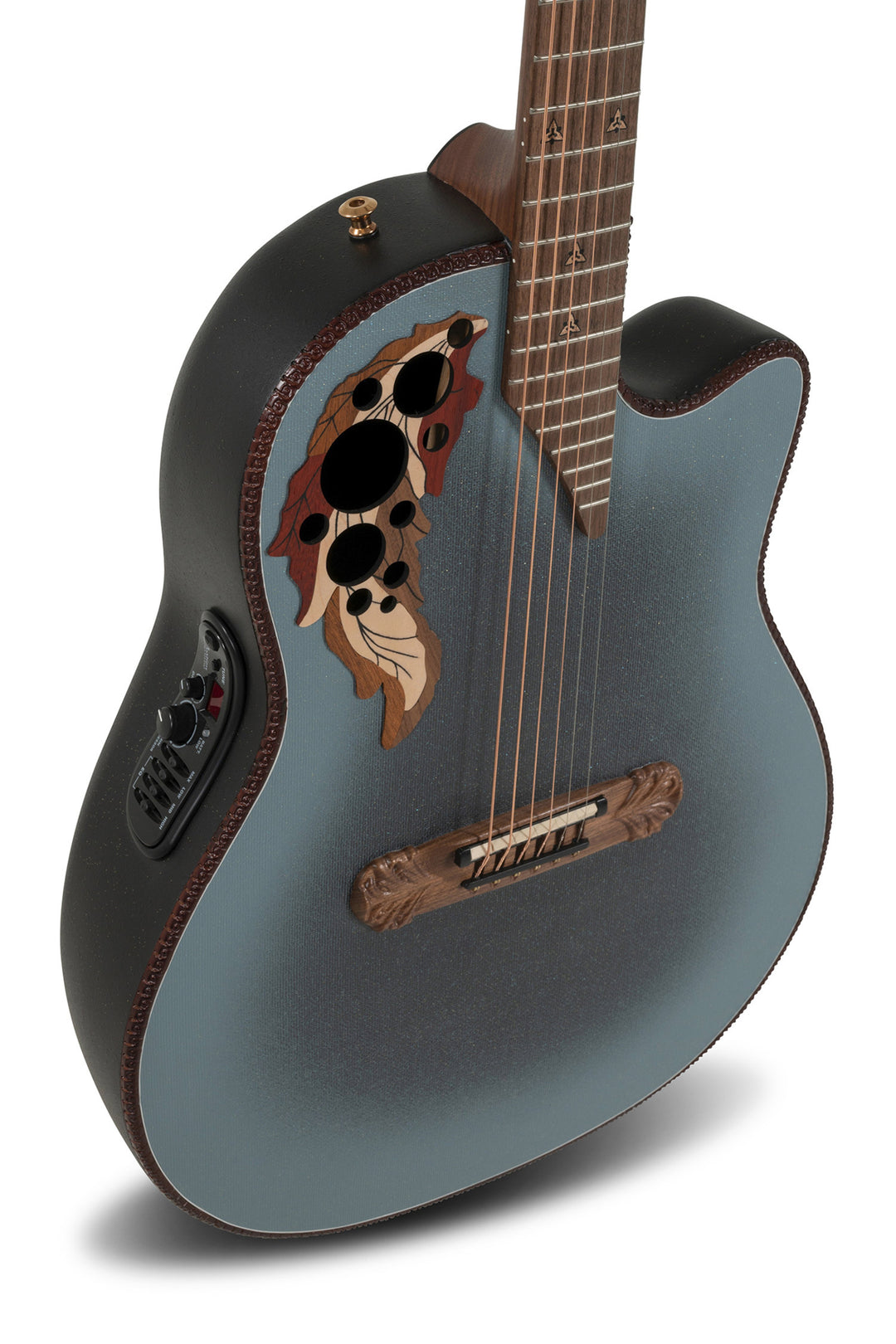 Adamas Chitarre E-Acoustic 2087GT Deep Contour Cutaway - Reverse Blue Burst (2087GT-8-G)