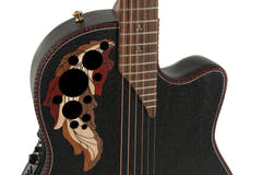 Adamas E-Acoustic Chitarre 2087GT Deep Contour Cutaway - Black (2087GT-5-G)