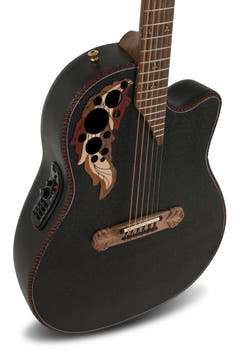 Adamas E-Acoustic Chitarre 2087GT Deep Contour Cutaway - Black (2087GT-5-G)