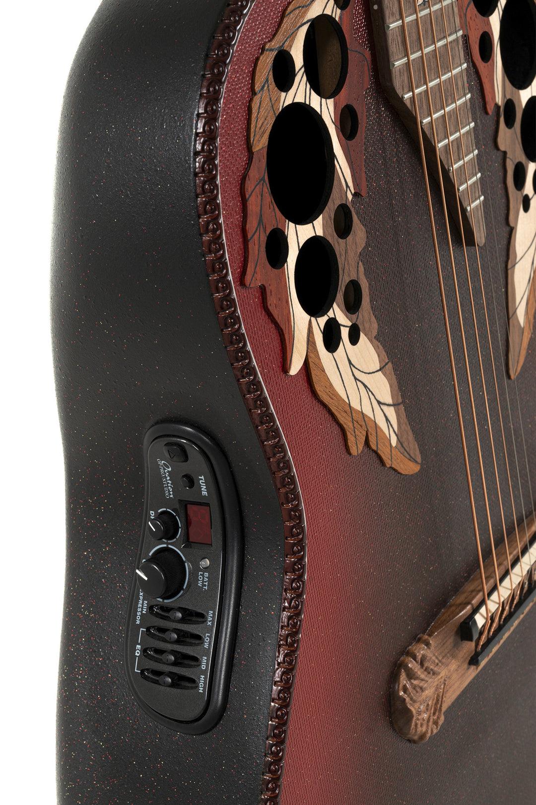 Adamas Chitarre E-Acoustic 1687GT Deep Non-Cutaway - Reverse Red Burst (1687GT-2-G)