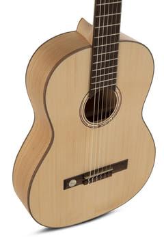 GEWA Classical guitar Pro Natura Gold 4/4 - 4/4, interamente massiccia (Cherry)