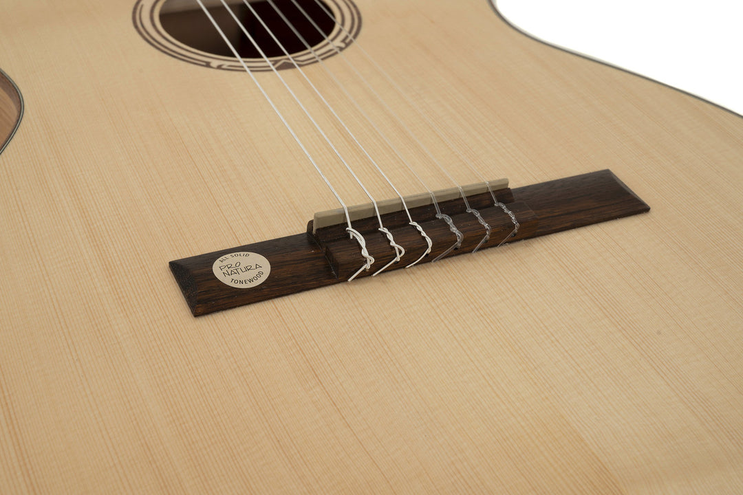 GEWA Classical guitar Pro Natura Gold 4/4 - 4/4, interamente massiccia (Cherry)