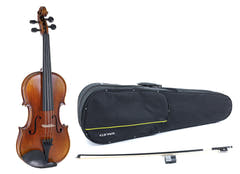 GEWA Violini Maestro 2 - 1/2 (Pronto per suonare incl. case sagomata, arco in carbonio e corde Larsen Aurora)
