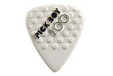 Pick Boy Ceramic Power plettri 1,00 mm, bianchi con rilievi, 12 pz.