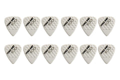 Pick Boy Ceramic Power plettri 1,00 mm, bianchi con rilievi, 12 pz.