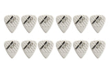 Pick Boy Ceramic Power plettri 1,00 mm, bianchi con rilievi, 12 pz.