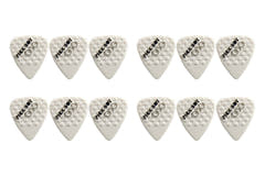 Pick Boy Ceramic Power plettri 0,50 mm, bianchi con rilievi, 12 pezzi