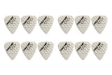 Pick Boy Ceramic Power plettri 0,50 mm, bianchi con rilievi, 12 pezzi