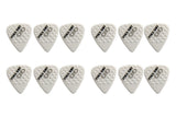 Pick Boy Ceramic Power plettri 0,70 mm, bianchi con rilievi, 12 pz.
