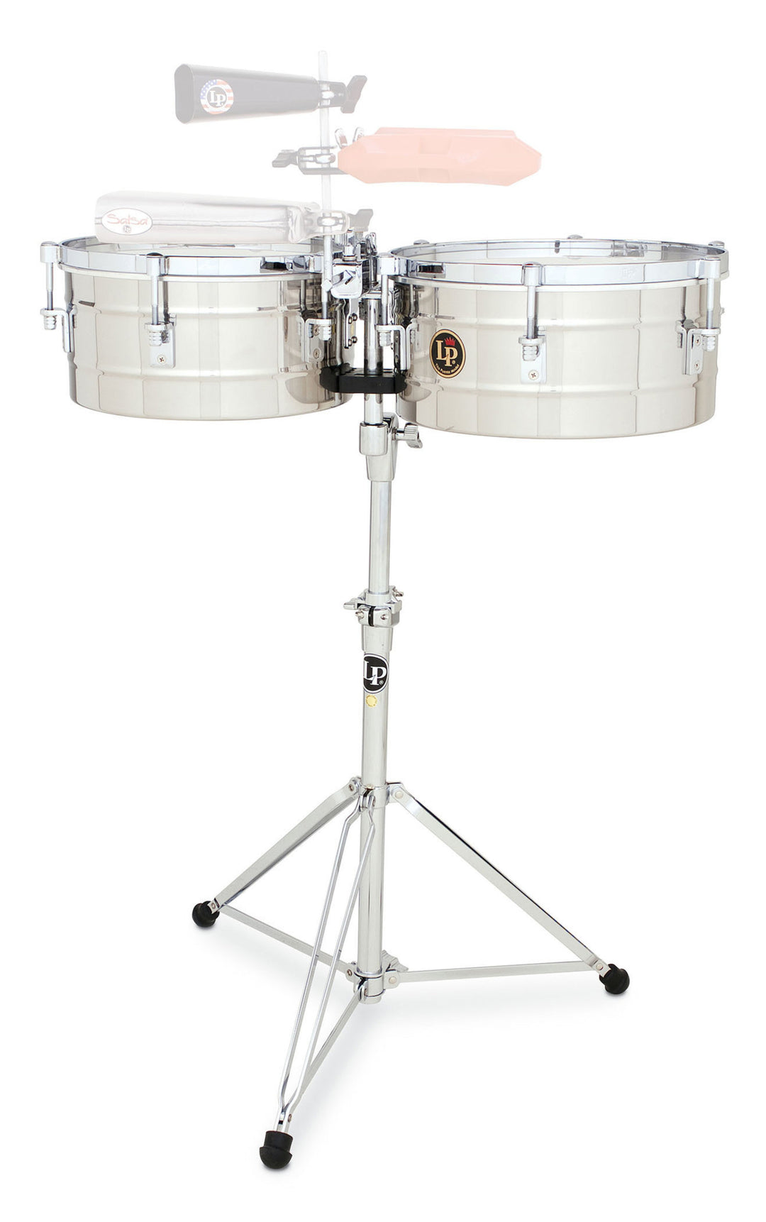 Timbales Latin Percussion Tito Puente Stainless Steel - 13"/14" (LP256-S)