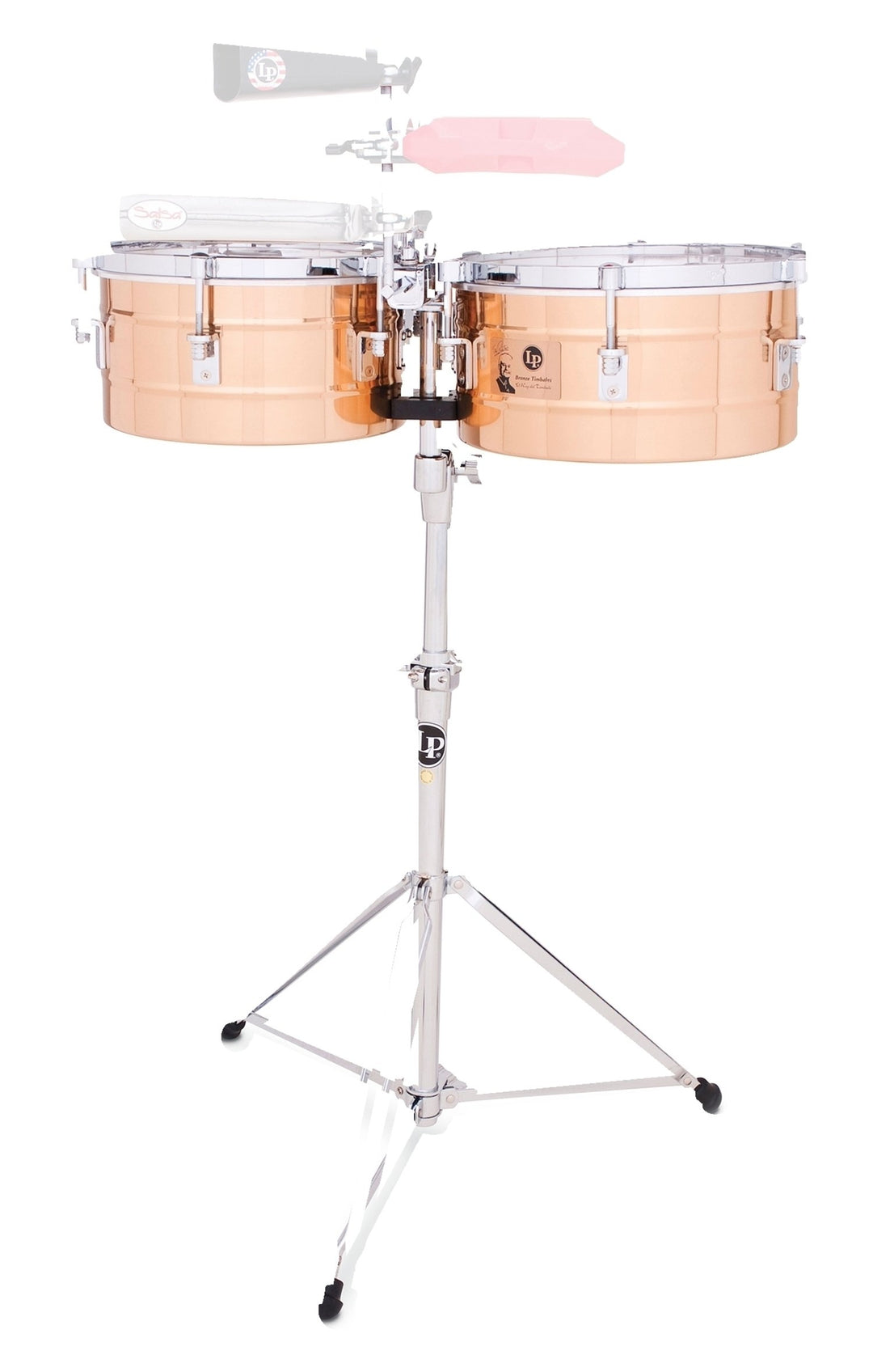 Latin Percezione Timbales Tito Puente Bronze - 12"/13" (LP255-BZ)