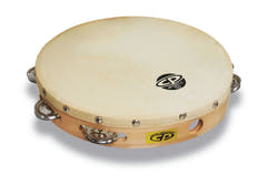Latin Percussion Tamburello CP Wood - 10", fila singola (CP379)