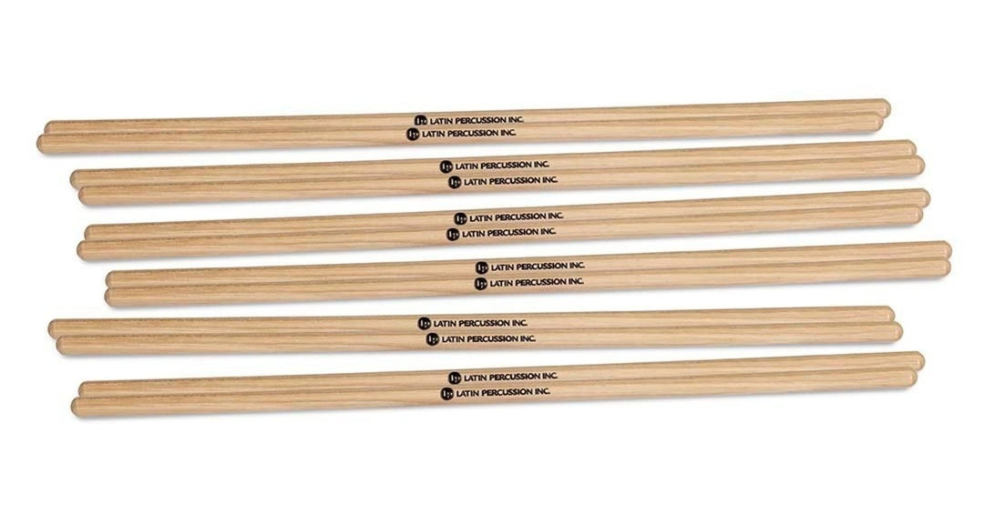 Latin Percussion bacchette per timbales - 3/8" x 15" [6 paia] (LP248B)