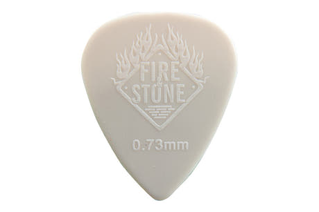 Fire & Stone Nylon plettri 0,73 mm, grigi, 12 pz.