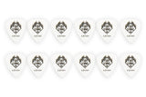 Plettri Fire & Stone Monster "Skull", bianchi, 0,81 mm, 12 pezzi