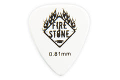 Plettri Fire & Stone Monster "Skull", bianchi, 0,81 mm, 12 pezzi