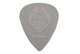 Fire & Stone plettri in nylon 0,60 mm, grigio chiaro, 12 pz.