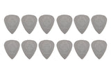 Fire & Stone plettri in nylon 0,60 mm, grigio chiaro, 12 pz.