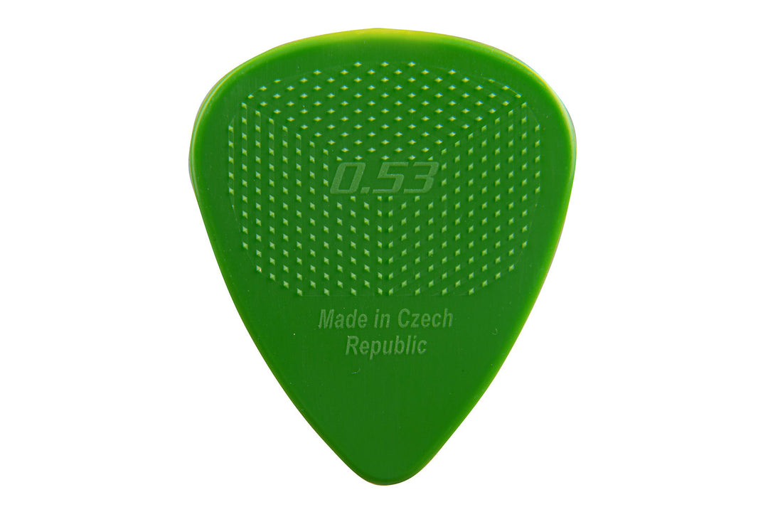 D-Grip Plettri Janicek in nylon - 0,53 verde