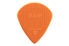 Plettri D-Grip Janicek Jazz B, 1,00 mm, arancioni, 6 pezzi