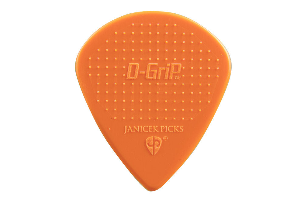 Plettri D-Grip Janicek Jazz B, 1,00 mm, arancioni, 6 pezzi