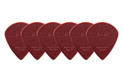 Plettri D-Grip Janicek Jazz B, 1,40 mm, rosso vino, 6 pz.