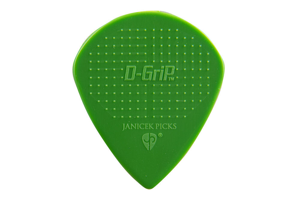 D-Grip Janicek Jazz C plettri, 1,00 mm, verdi, 6 pezzi