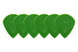 D-Grip Janicek Jazz C plettri, 1,00 mm, verdi, 6 pezzi