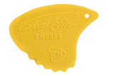 Shark Fin Relief plettri, 0,65 mm medium, giallo, 12 pezzi