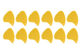 Shark Fin Relief plettri, 0,65 mm medium, giallo, 12 pezzi
