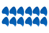 Shark Fin Relief plettri, 1,05 mm duro, blu, 12 pz.