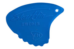 Shark Fin Relief plettri, 1,05 mm duro, blu, 12 pz.