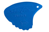 Shark Fin Relief plettri, 1,05 mm duro, blu, 12 pz.