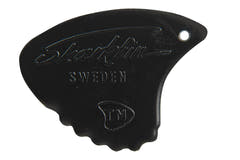 Shark Fin Relief plettri, 1,15 mm extra duri, neri, 12 pezzi